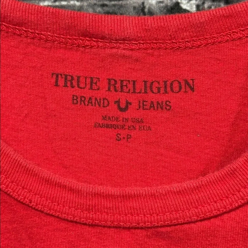 True Religion Red Buffalo Graphic Tee